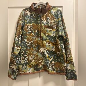 The North Face Men's Multicolor Camouflage Zip-Up Sweater